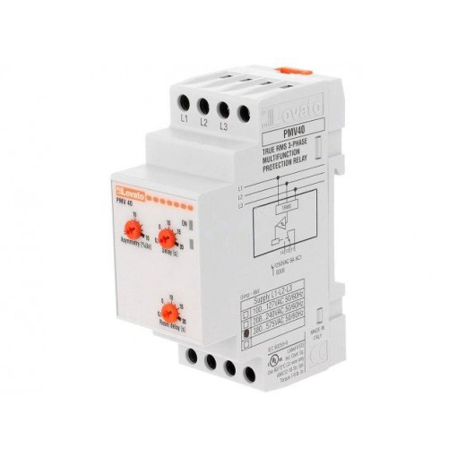 PMV40A575; Module: voltage monitoring relay; phase sequence,phase failure; LOVATO ELECTRIC
