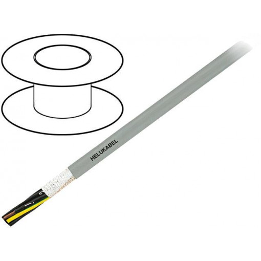 15567; Wire: control cable; PURO-JZ-HF; 25G1mm2; PUR; grey; stranded; Cu; HELUKABEL