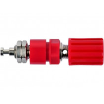 POL 6718/SW; Socket; 4mm banana; 36A; 33VAC; 70VDC; red; soldered; -20÷80°C; SCHÜTZINGER