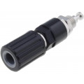 POL6718/SW; Socket; 4mm banana; 36A; 33VAC; 70VDC; black; soldered; -20÷80°C; SCHÜTZINGER