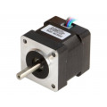 STEPPER MOTOR: BIPOLAR 35×36MM 2.7V; Motor: stepper; 2.7VDC; Shaft: D spring; max.141mNm; 1A; POLOLU