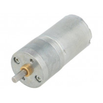 47:1 METAL GEARMOTOR 25DX52L MM LP 6V; Motor: DC; with gearbox; LP; 6VDC; 2.4A; Shaft: D spring; 120rpm; POLOLU