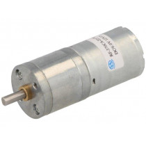 POLOLU-1589; Motor: DC; with gearbox; LP; 6VDC; 2.2A; Shaft: D spring; 25rpm; POLOLU