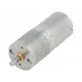 378:1 METAL GEARMOTOR 25DX58L MM LP 6V; Motor: DC; with gearbox; LP; 6VDC; 2.4A; Shaft: D spring; 15rpm; POLOLU