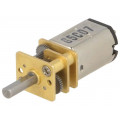 75:1 MICRO METAL GEARMOTOR DUAL; Motor: DC; with gearbox; LP; 6VDC; 360mA; Shaft: D spring; max.63mNm; POLOLU 75:1 MICRO METAL GEARMOTOR DUAL; Motor: DC; with gearbox; LP; 6VDC; 360mA; Shaft: D spring; max.63mNm; POLOLU