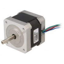 STEPPER MOTOR BIPOLAR 42X38MM 2.8V 1.7A; Motor: stepper; 2.8VDC; Shaft: D spring; max.632.8mNm; 1.68A; POLOLU