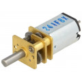 150:1 MICRO METAL GEARMOTOR MP 6V DUAL; Motor: DC; with gearbox; Medium Power; 6VDC; 670mA; Shaft: D spring; POLOLU