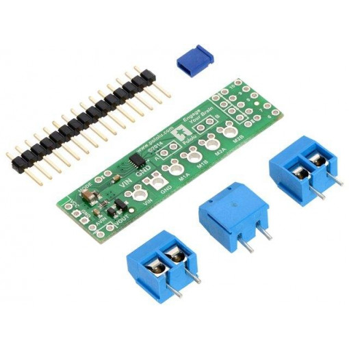 DRV8835 FOR ARDUINO; DC-motor driver; DRV8835; 250kHz; PWM; 1.2A; Uin mot: 2÷11V; POLOLU