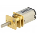 5:1 HPCB 12V; Motor: DC; with gearbox; HPCB 12V; 12VDC; 750mA; Shaft: D spring; POLOLU 5:1 HPCB 12V; Motor: DC; with gearbox; HPCB 12V; 12VDC; 750mA; Shaft: D spring; POLOLU