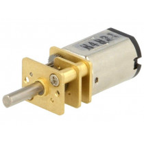 5:1 HPCB 12V; Motor: DC; with gearbox; HPCB 12V; 12VDC; 750mA; Shaft: D spring; POLOLU