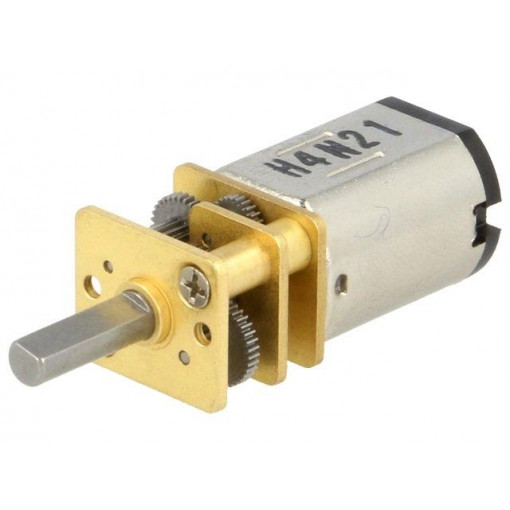 150:1 HPCB 12V; Motor: DC; with gearbox; HPCB 12V; 12VDC; 750mA; Shaft: D spring; POLOLU