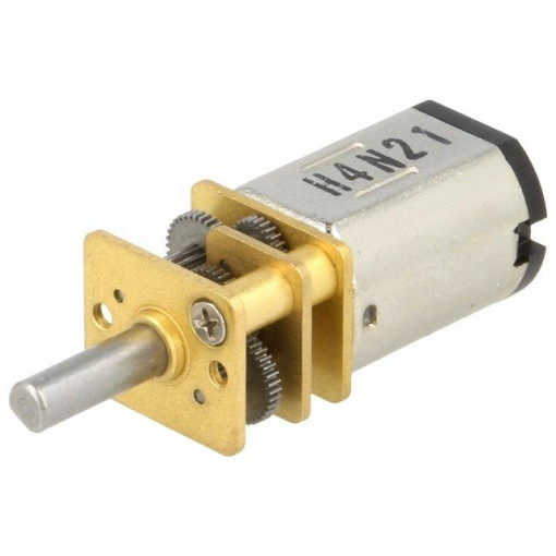 250:1 HPCB 12V; Motor: DC; with gearbox; HPCB 12V; 12VDC; 750mA; Shaft: D spring; POLOLU