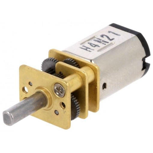 298:1 HPCB 12V; Motor: DC; with gearbox; HPCB 12V; 12VDC; 750mA; Shaft: D spring; POLOLU