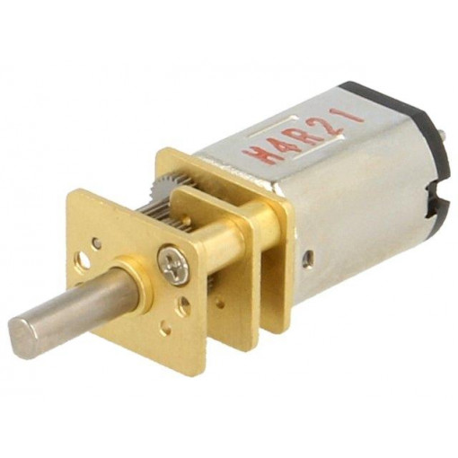 5:1 HPCB 12V DUAL-SHAFT; Motor: DC; with gearbox; HPCB 12V; 12VDC; 750mA; Shaft: D spring; POLOLU