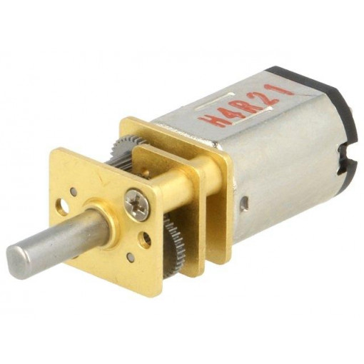 50:1 HPCB 12V DUAL-SHAFT; Motor: DC; with gearbox; HPCB 12V; 12VDC; 750mA; Shaft: D spring; POLOLU