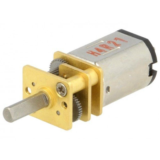 75:1 HPCB 12V DUAL-SHAFT; Motor: DC; with gearbox; HPCB 12V; 12VDC; 750mA; Shaft: D spring; POLOLU