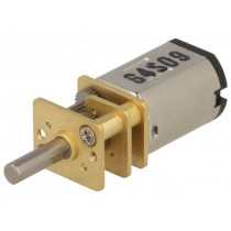 5:1 MICRO METAL GEARMOTOR HPCB; Motor: DC; with gearbox; HPCB; 6VDC; 1.5A; Shaft: D spring; POLOLU