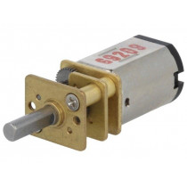 10:1 HPCB 6V DUAL-SHAFT; Motor: DC; with gearbox; HPCB 6V; 6VDC; 1.5A; Shaft: D spring; POLOLU