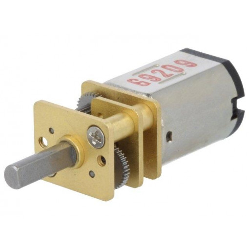 50:1 HPCB 6V DUAL-SHAFT; Motor: DC; with gearbox; HPCB 6V; 6VDC; 1.5A; Shaft: D spring; POLOLU