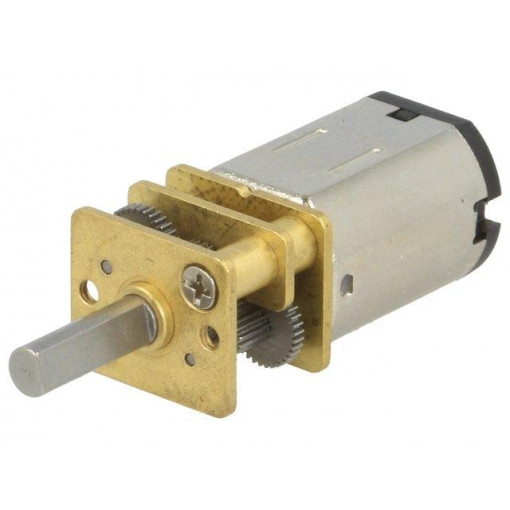 250:1 HPCB 6V DUAL-SHAFT; Motor: DC; with gearbox; HPCB 6V; 6VDC; 1.5A; Shaft: D spring; POLOLU