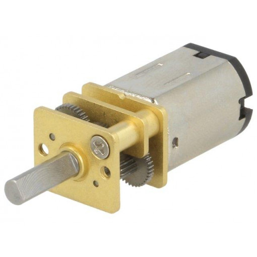 298:1 HPCB 6V DUAL-SHAFT; Motor: DC; with gearbox; HPCB 6V; 6VDC; 1.5A; Shaft: D spring; POLOLU