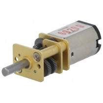 1000:1 HPCB 6V DUAL-SHAFT; Motor: DC; with gearbox; HPCB 6V; 6VDC; 1.5A; Shaft: D spring; 33rpm; POLOLU 1000:1 HPCB 6V DUAL-SHAFT; Motor: DC; with gearbox; HPCB 6V; 6VDC; 1.5A; Shaft: D spring; 33rpm; POLOLU