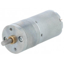 34:1 25DX52L MM HP 12V; Motor: DC; with gearbox; HP; 12VDC; 5.6A; Shaft: D spring; 290rpm; POLOLU