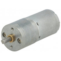 99:1 25DX54L MM HP 12V; Motor: DC; with gearbox; HP; 12VDC; 5.6A; Shaft: D spring; 100rpm; POLOLU
