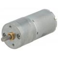 34:1 25DX52L MM MP 12V; Motor: DC; with gearbox; Medium Power; 12VDC; 2.1A; Shaft: D spring; POLOLU