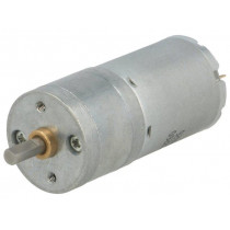 34:1 25DX52L MM MP 12V; Motor: DC; with gearbox; Medium Power; 12VDC; 2.1A; Shaft: D spring; POLOLU