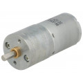 75:1 25DX54L MM MP 12V; Motor: DC; with gearbox; Medium Power; 12VDC; 2.1A; Shaft: D spring; POLOLU