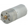 20.4:1 25DX50L MM LP 12V; Motor: DC; with gearbox; LP; 12VDC; 1.1A; Shaft: D spring; 260rpm; POLOLU