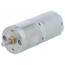 227:1 25DX56L MM LP 12V; Motor: DC; with gearbox; LP; 12VDC; 1.1A; Shaft: D spring; 23rpm; POLOLU