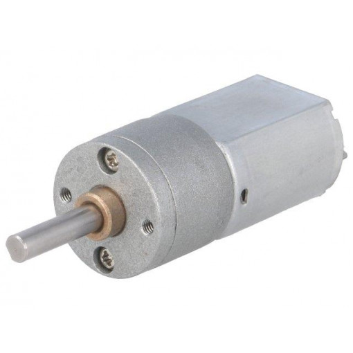 25:1 METAL GEARMOTOR 20DX41L MM 6V; Motor: DC; with gearbox; POLOLU 20D; 6VDC; 3.2A; Shaft: D spring; POLOLU