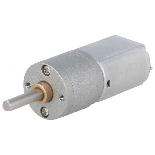100:1 METAL GEARMOTOR 20DX44L MM 6V; Motor: DC; with gearbox; POLOLU 20D; 6VDC; 3.2A; Shaft: D spring; POLOLU