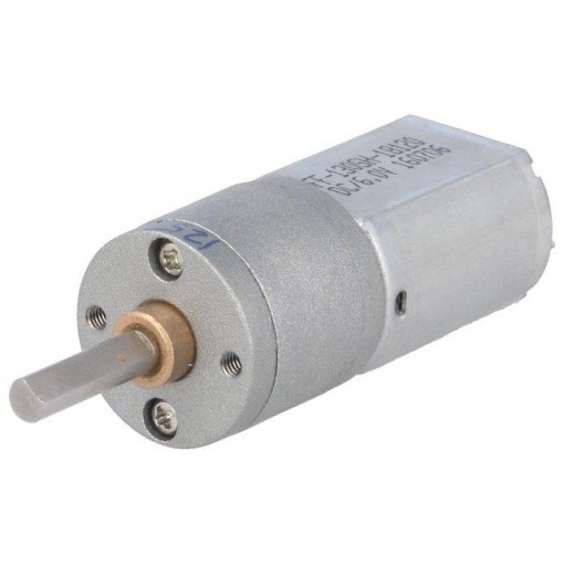 125:1 METAL GEARMOTOR 20DX44L MM 6V DUAL; Motor: DC; with gearbox; POLOLU 20D; 6VDC; 3.2A; Shaft: D spring; POLOLU