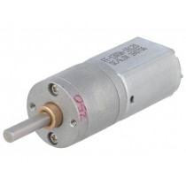 250:1 METAL GEARMOTOR 20DX46L MM 6V DUAL; Motor: DC; with gearbox; POLOLU 20D; 6VDC; 3.2A; Shaft: D spring; POLOLU