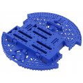ROMI CHASSIS BASE PLATE - BLUE; Chassis; POLOLU Romi; blue; Kit: Romi chassis; 165mm; POLOLU