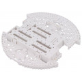 ROMI CHASSIS BASE PLATE - WHITE; Chassis; POLOLU Romi; white; Kit: Romi chassis; 165mm; POLOLU