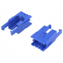 ROMI CHASSIS MOTOR CLIP PAIR - BLUE; Bracket; blue; Series: POLOLU Romi; POLOLU