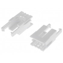 ROMI CHASSIS MOTOR CLIP PAIR - WHITE; Bracket; white; Series: POLOLU Romi; POLOLU
