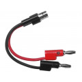 3073 POMONA; Test lead; 60VDC; with 4mm axial socket; Len: 0.13m; Z: 50Ω; POMONA