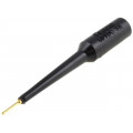 3561-0; Test probe; 3A; black; Tip diameter: 1.02mm; Socket size: 4mm; POMONA