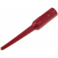 4690-2; Test probe; 5A; red; Tip diameter: 0.76mm; Socket size: 4mm; 70VDC; POMONA