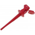 5418-2; Clip-on probe; pincers type; 5A; 300VDC; red; Plating: gold-plated; POMONA