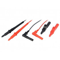 6723; Test acces: kit; 10A; 1.11m; red and black; Insulation: silicone; POMONA