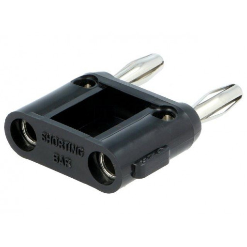 MDP-S-0; Stackable safety shunt; 15A; 5kV; black; 40.13mm; POMONA