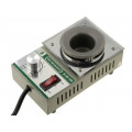 ; Device: soldering pot; 150W; 200÷450°C; 38mm; 230VAC; Plug: EU; MCP