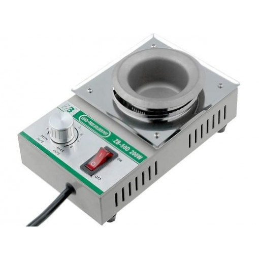 ; Device: soldering pot; 200W; 200÷450°C; 50mm; 230VAC; Plug: EU; MCP ; Device: soldering pot; 200W; 200÷450°C; 50mm; 230VAC; Plug: EU; MCP
