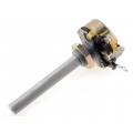 3104608787; Potentiometer: shaft; single turn; 25kΩ; 4W; ±10%; 6mm; wirewound; AB ELEKTRONIK